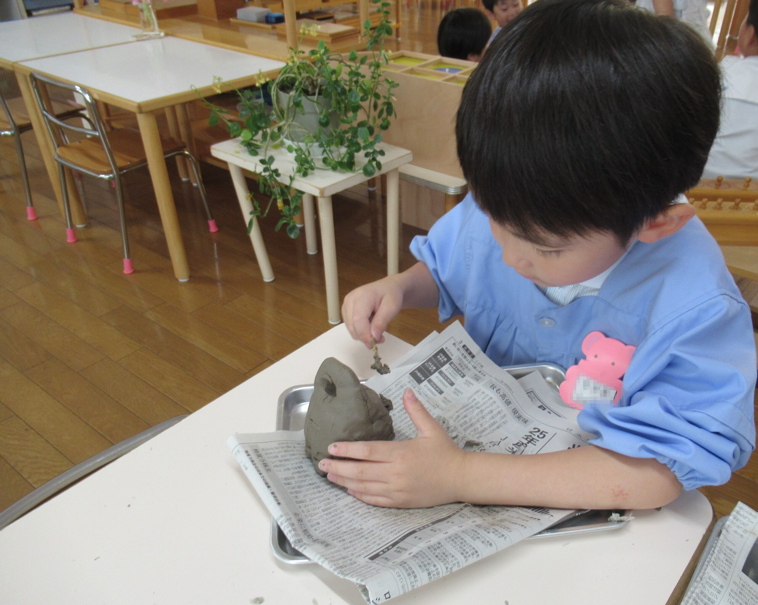 年長児　陶芸　